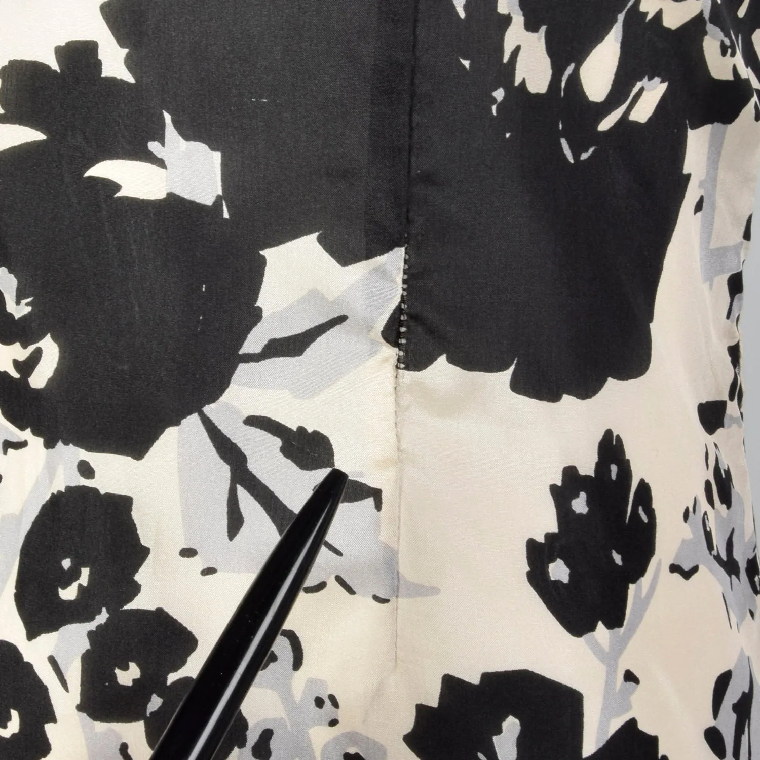 2000s Tracy Reese Silk Floral Print Dress with Slip