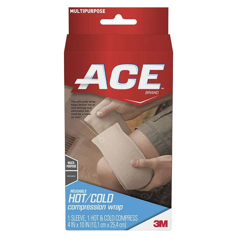3M Ace Hot & Cold Compression Wrap 4" x 10" 207519