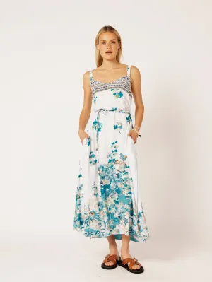 A-line Slip Dress | Tokyo Teal