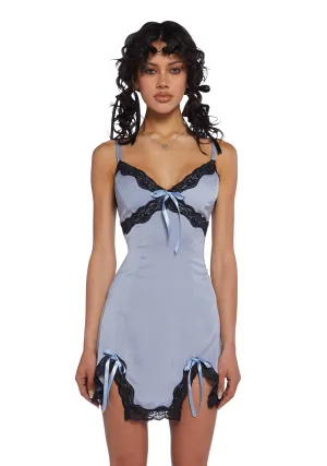 A Sorta Fairytale Slip Dress - Light Blue