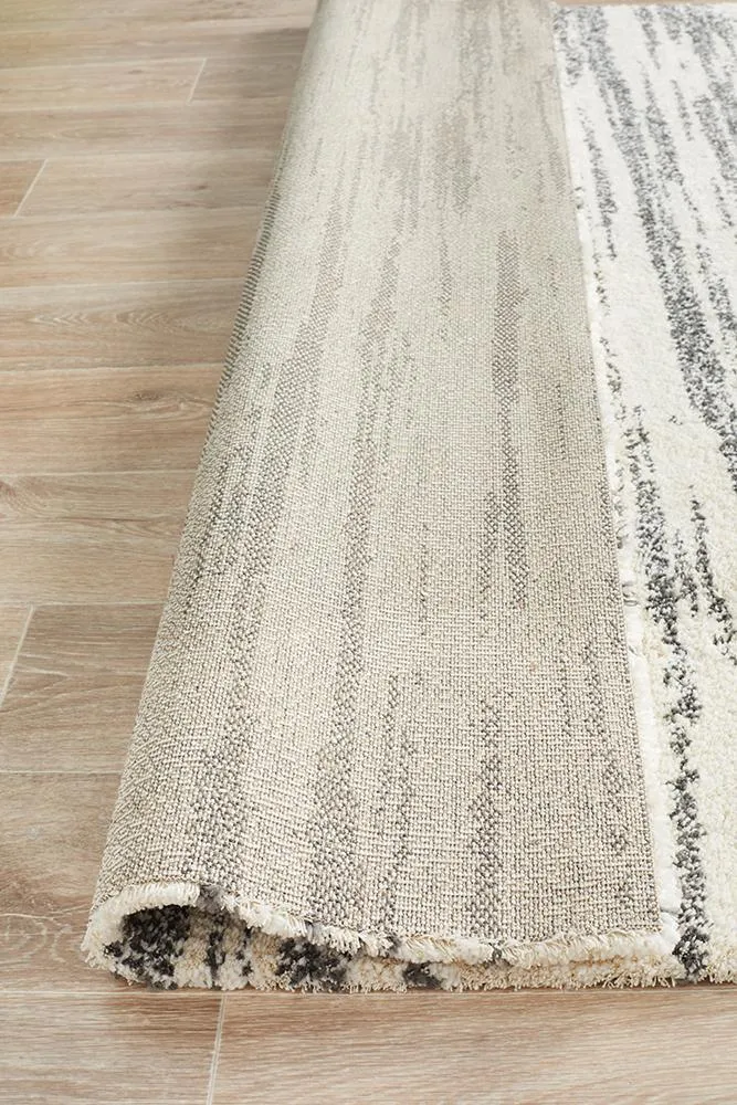 Adina Sally Contemporary Charcoal Rug