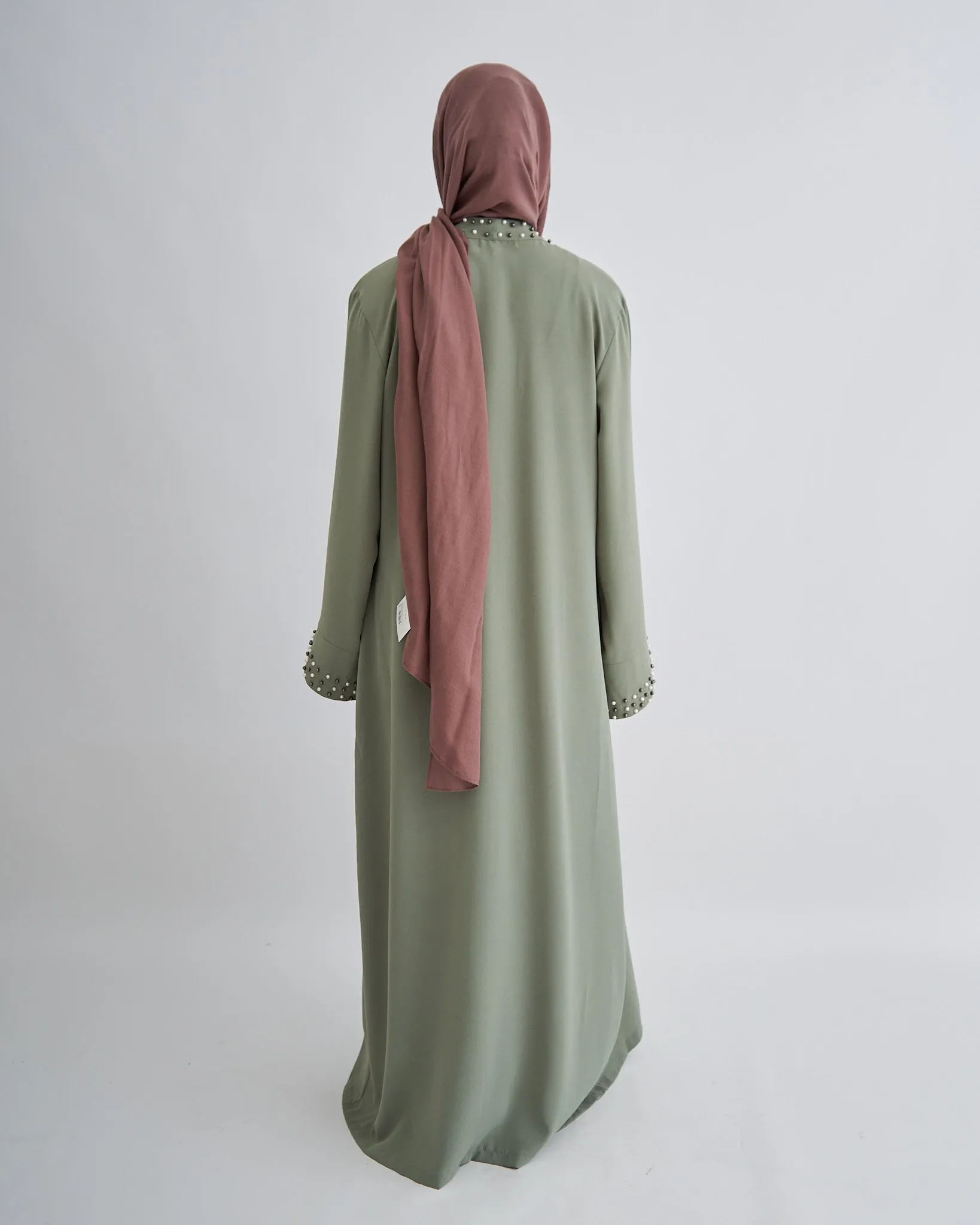 Amirah Pearl Abaya - Minty