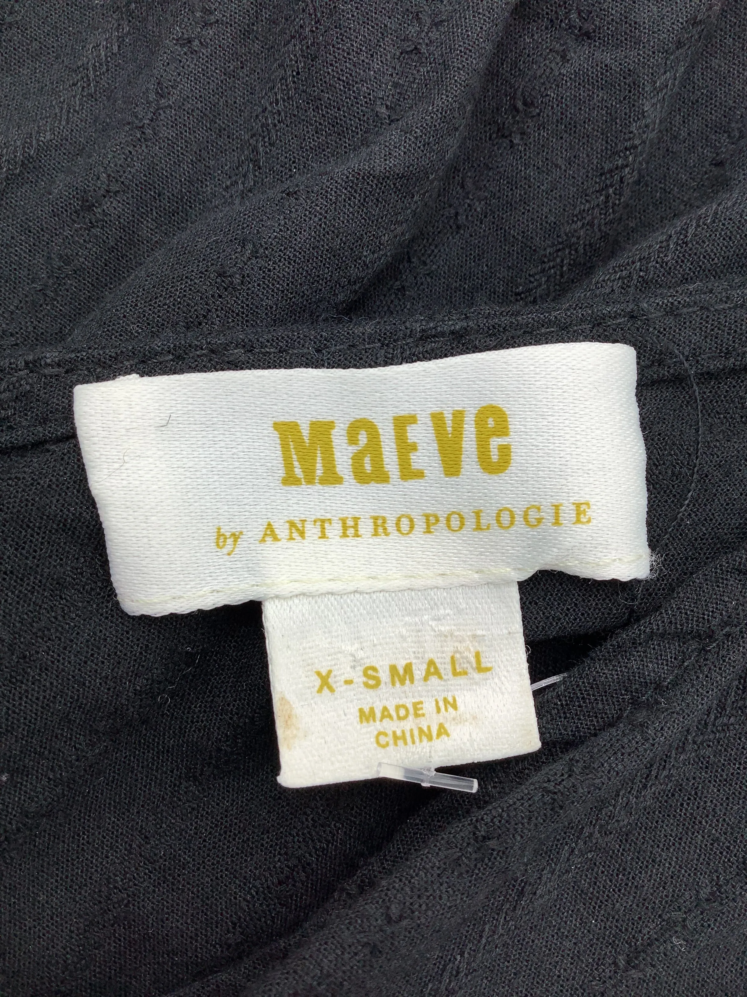 Anthropologie Maeve V Neck Maxi Dress Size: XS