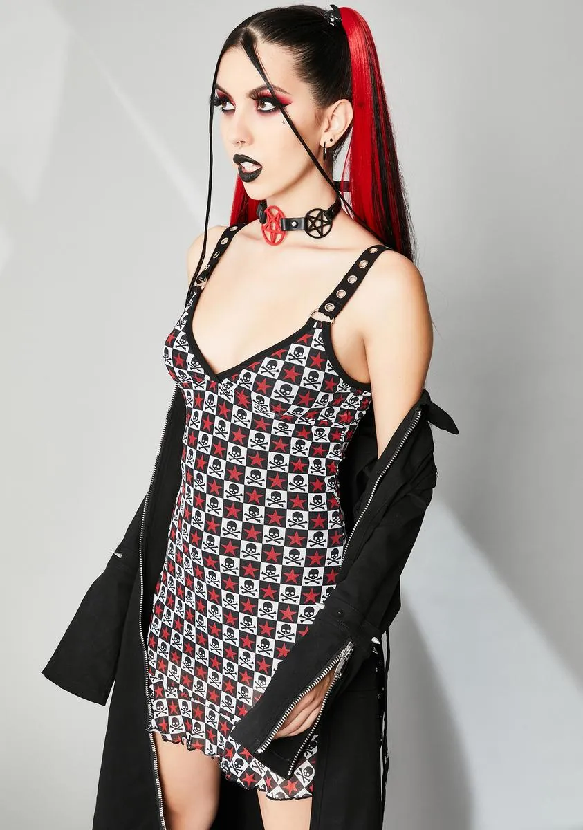 Antisocial Anthem Mesh Dress