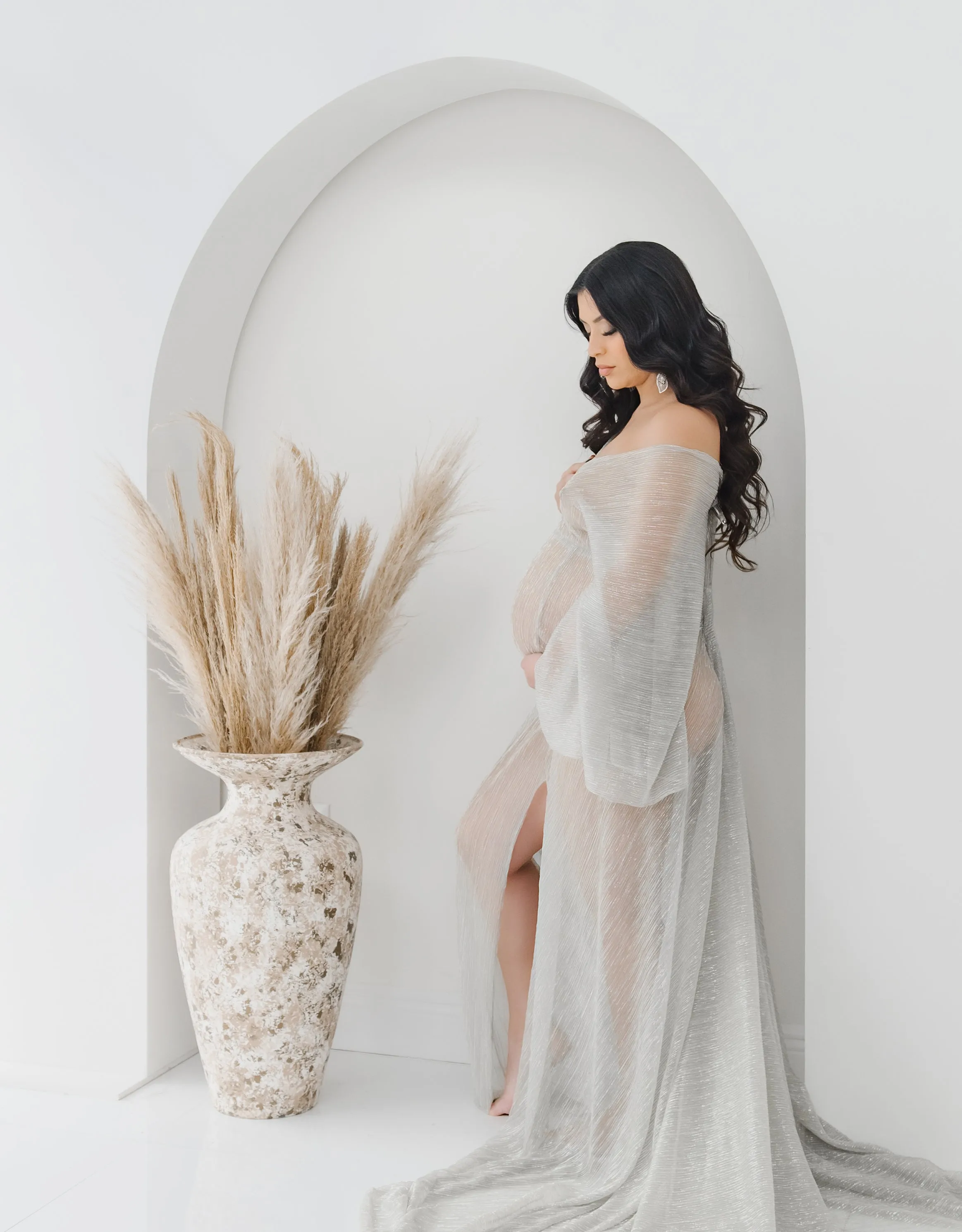 Anyuta Couture Luna Boho Maternity Gown