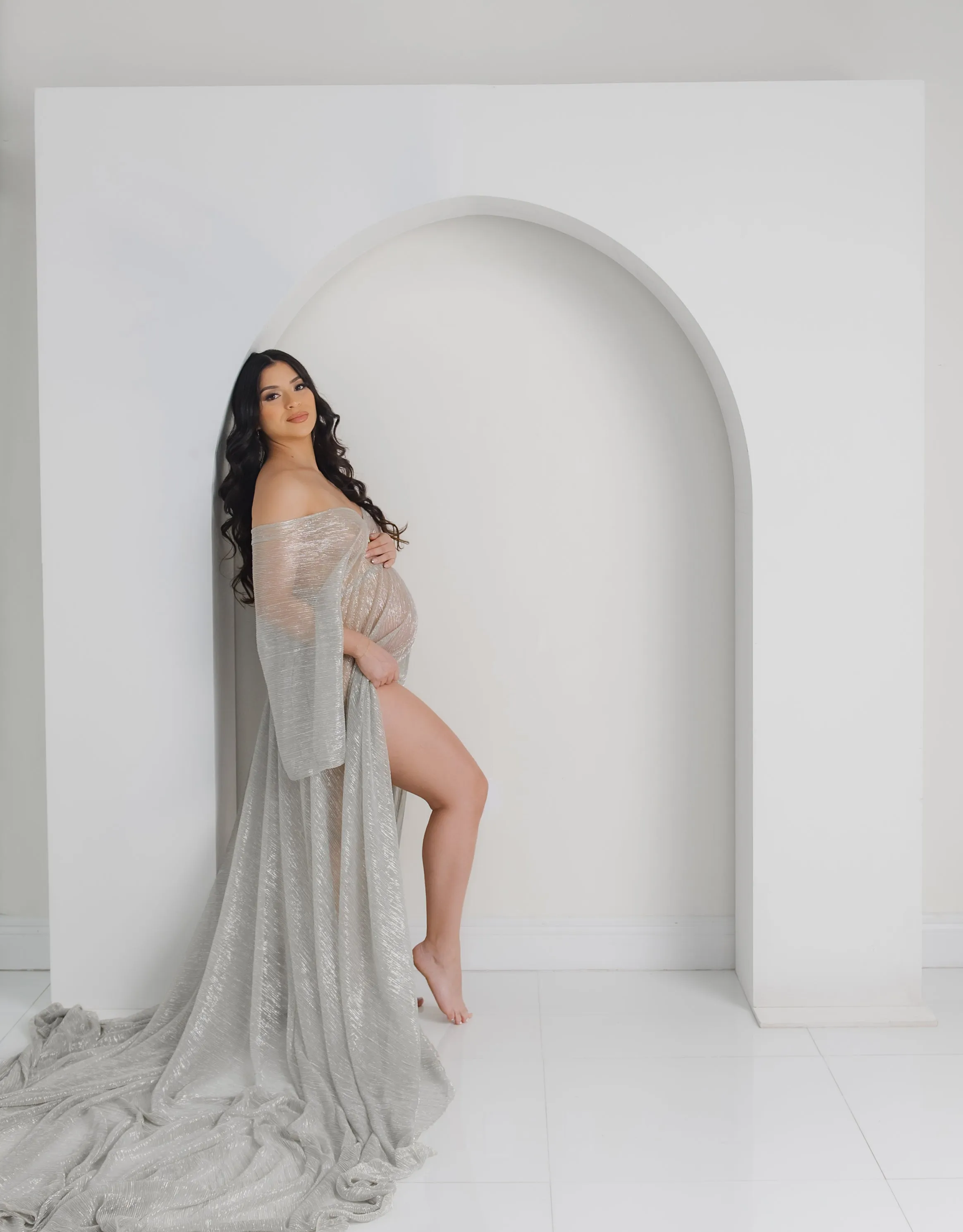 Anyuta Couture Luna Boho Maternity Gown