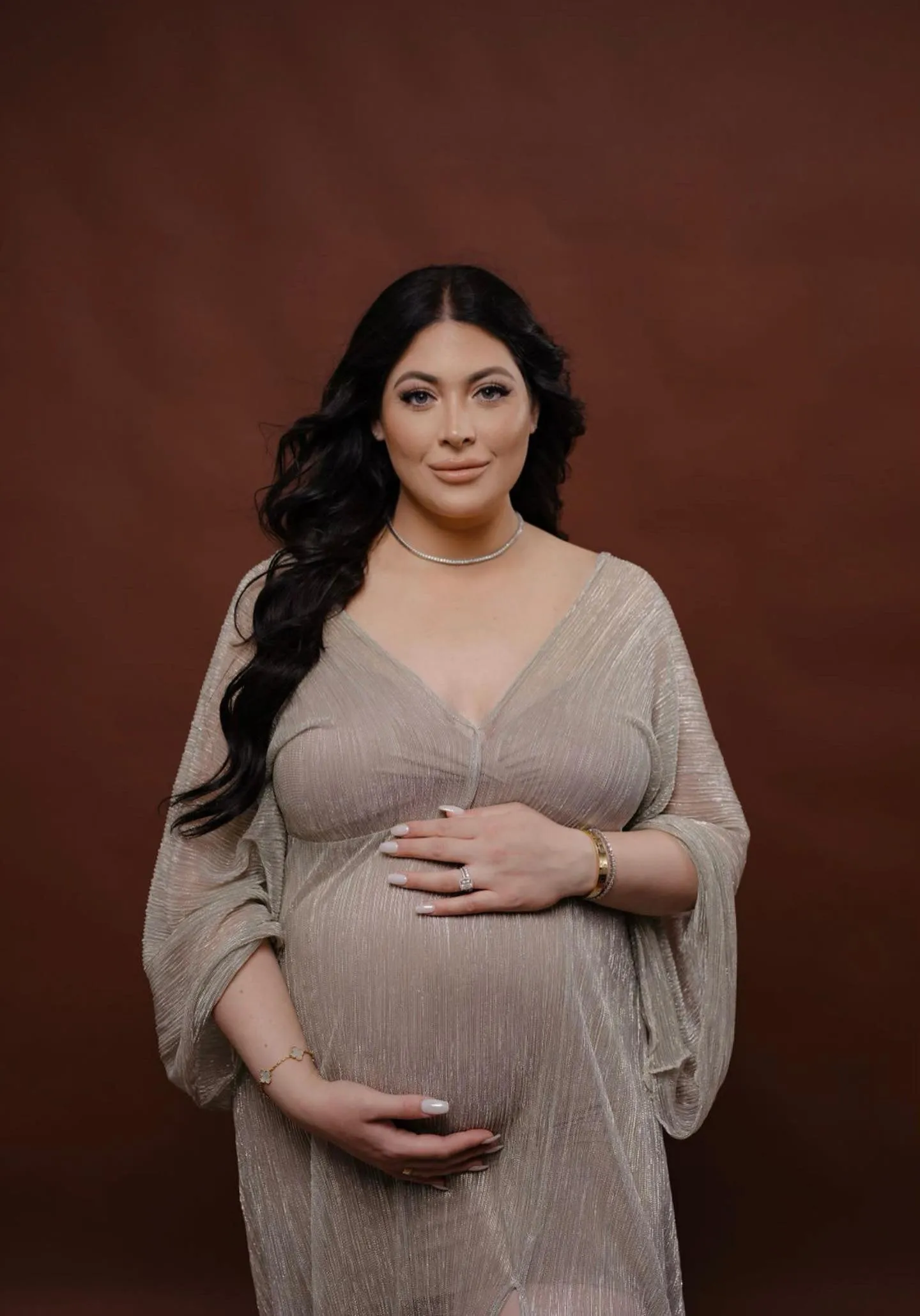 Anyuta Couture Luna Boho Maternity Gown