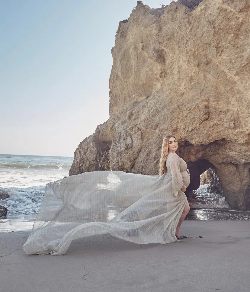 Anyuta Couture Luna Boho Maternity Gown