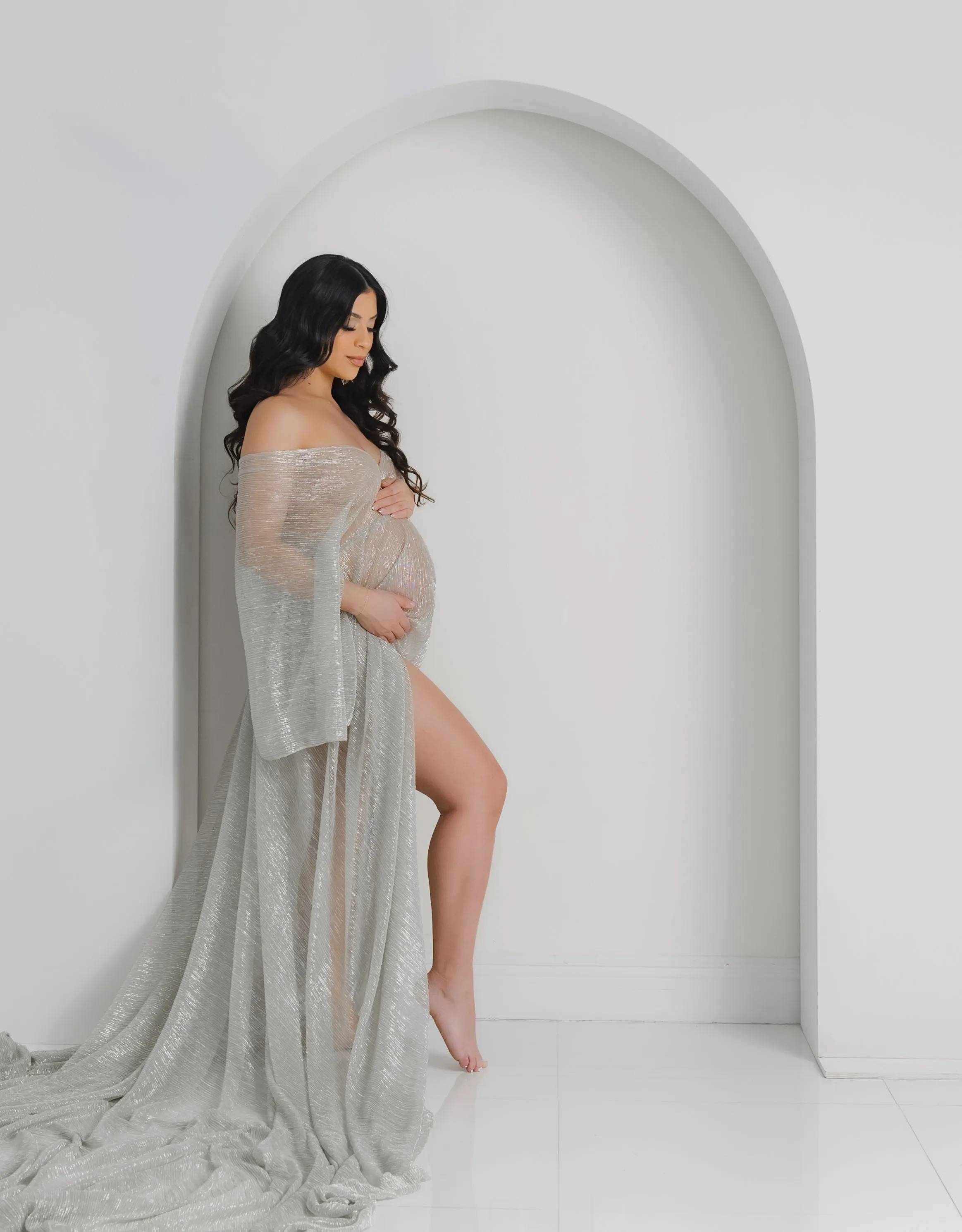 Anyuta Couture Luna Boho Maternity Gown