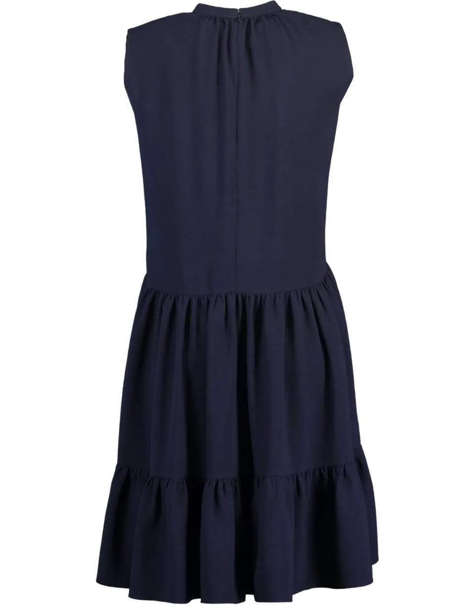 Athisa Sleeveless Two Tone Dress