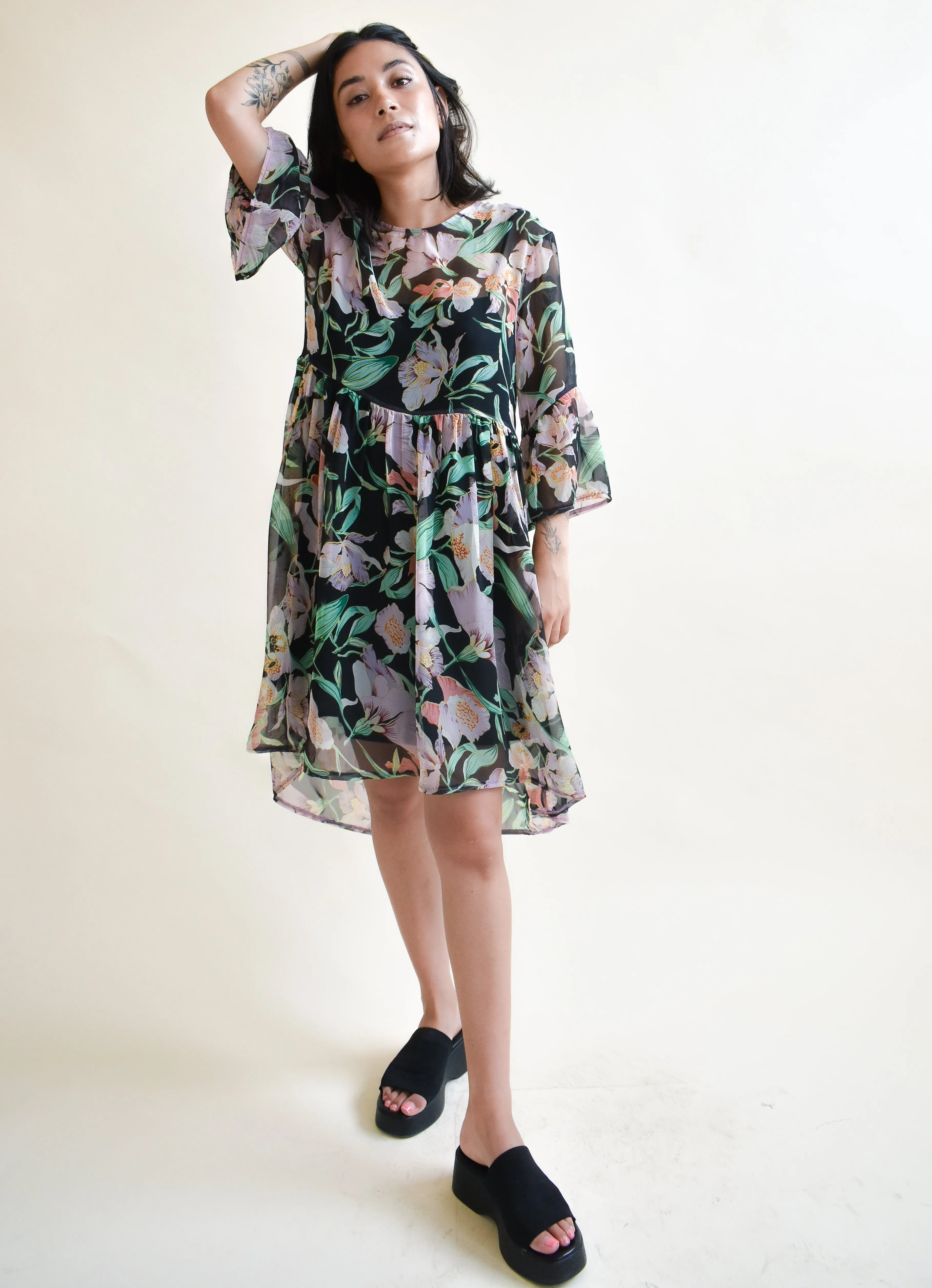 Aurelia Dress in Passionflower