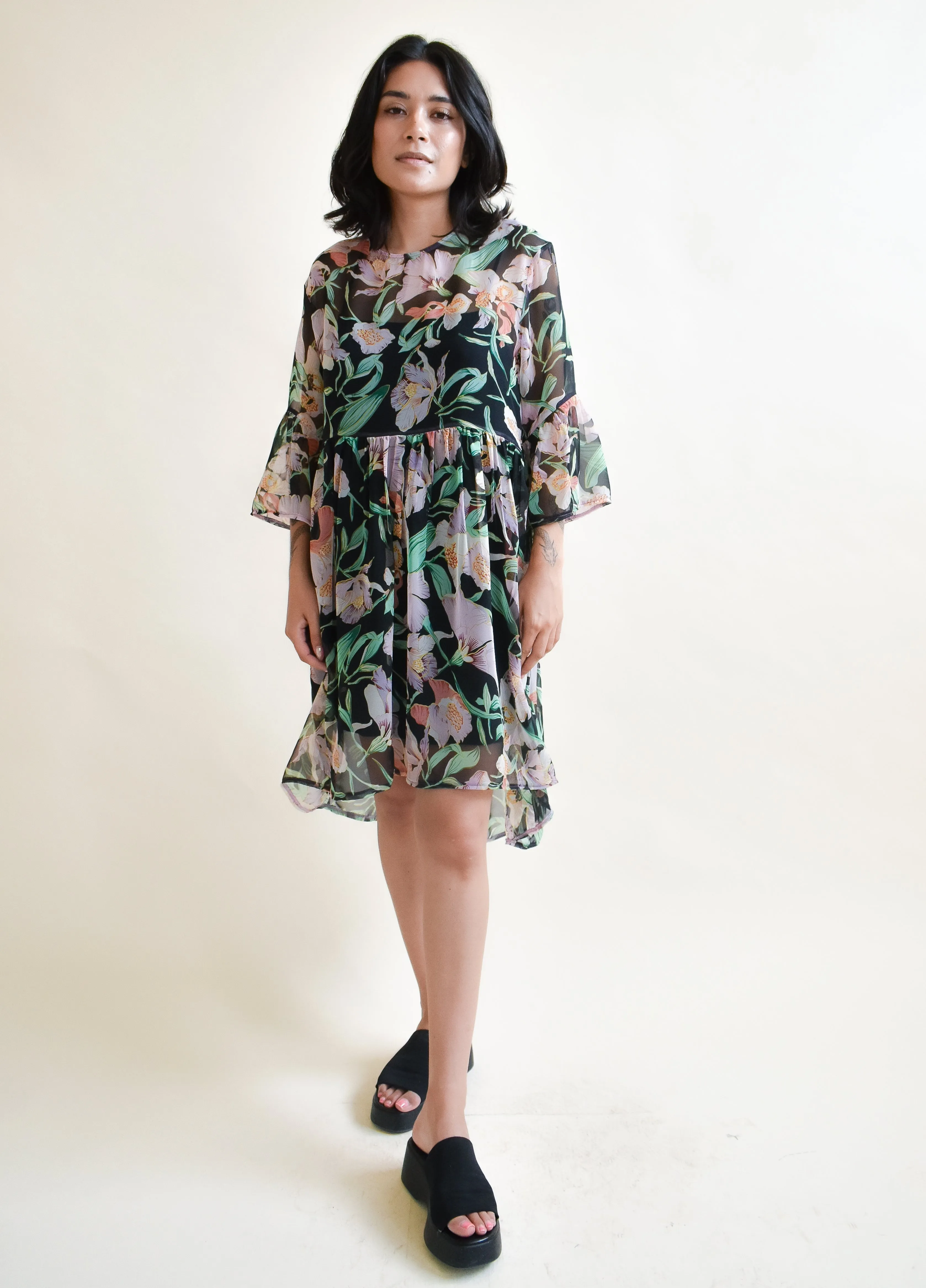 Aurelia Dress in Passionflower