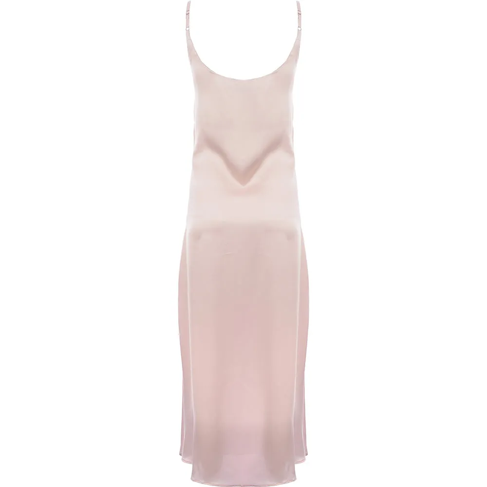 AX Paris Womens Champagne Satin Slip Dress