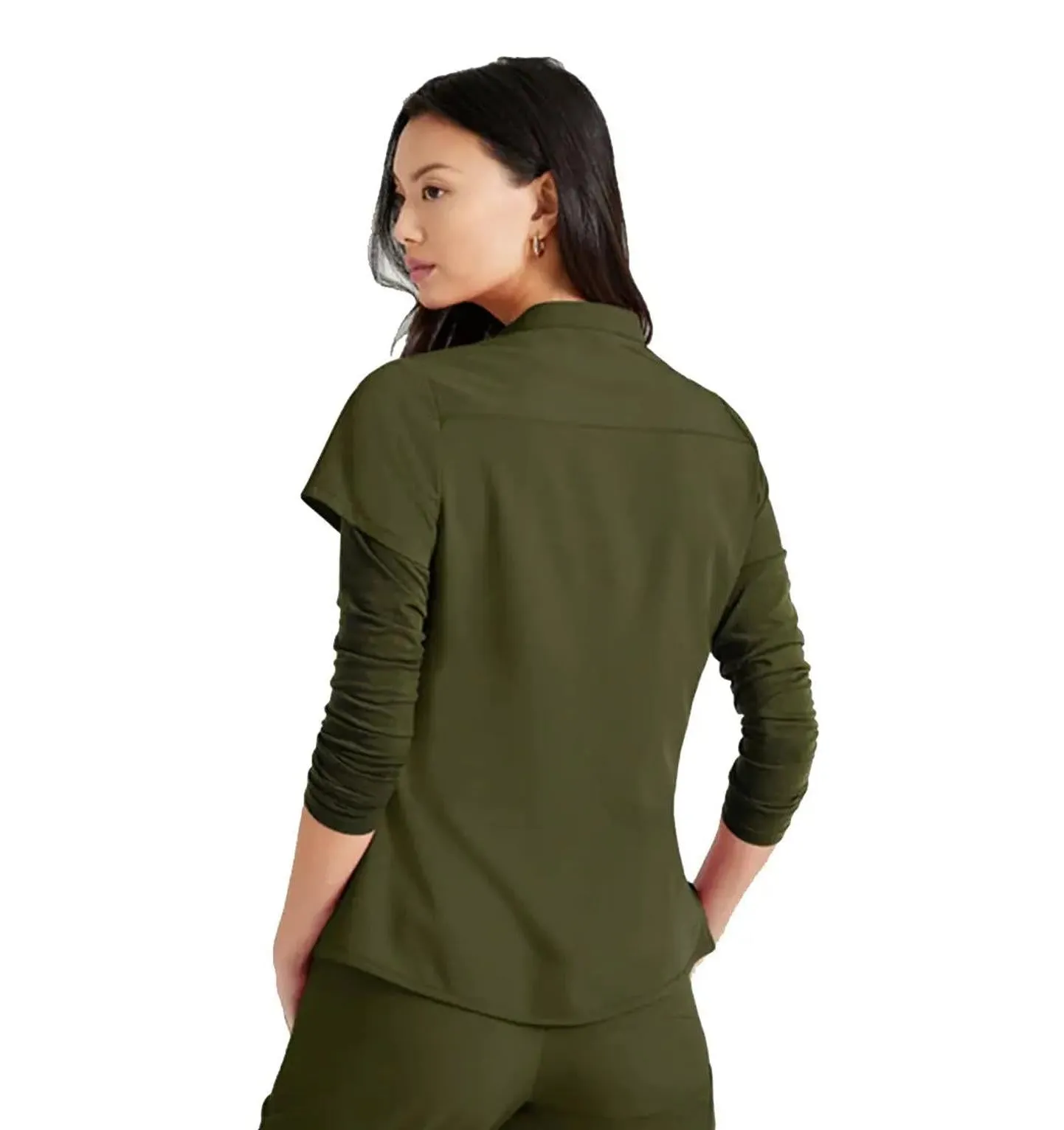 Barco Unify™ by Barco Mission 1-Pocket Henley Neck Scrub Top