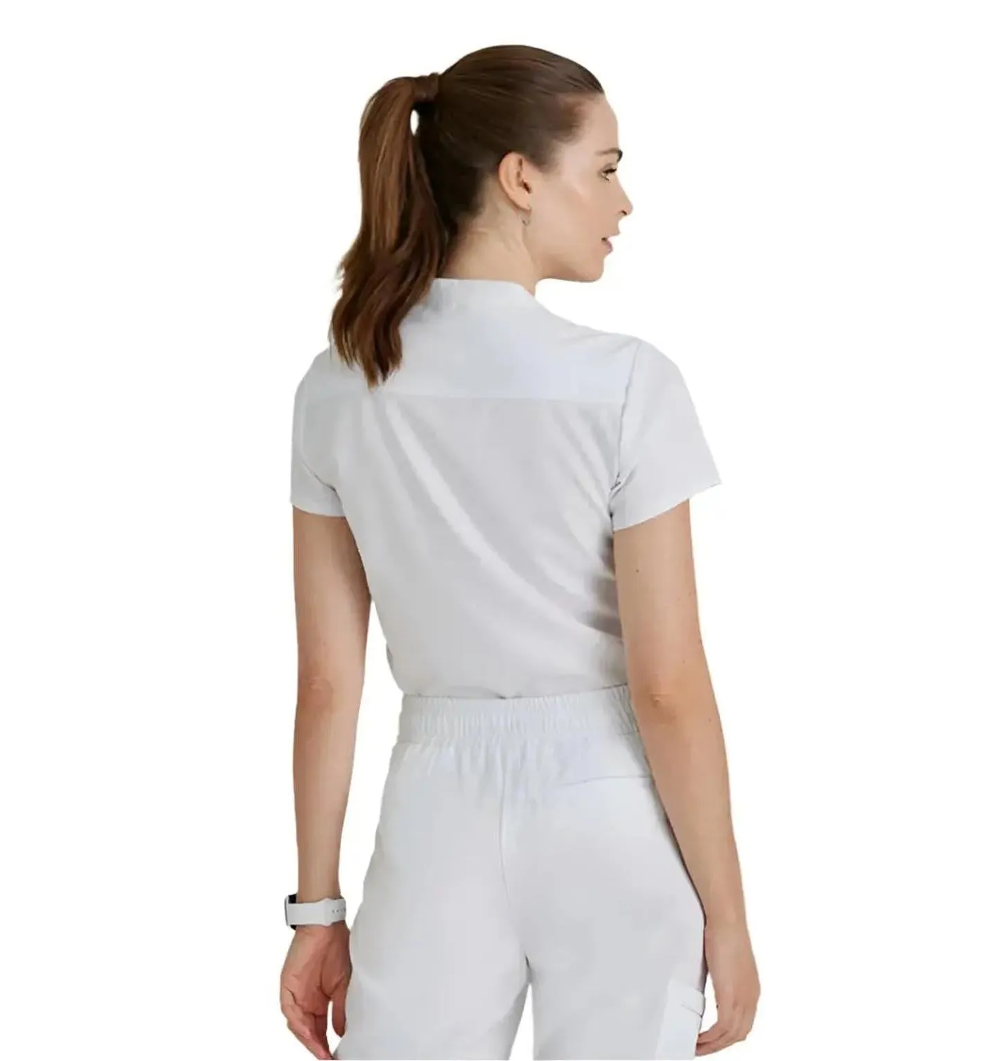 Barco Unify™ by Barco Mission 1-Pocket Henley Neck Scrub Top