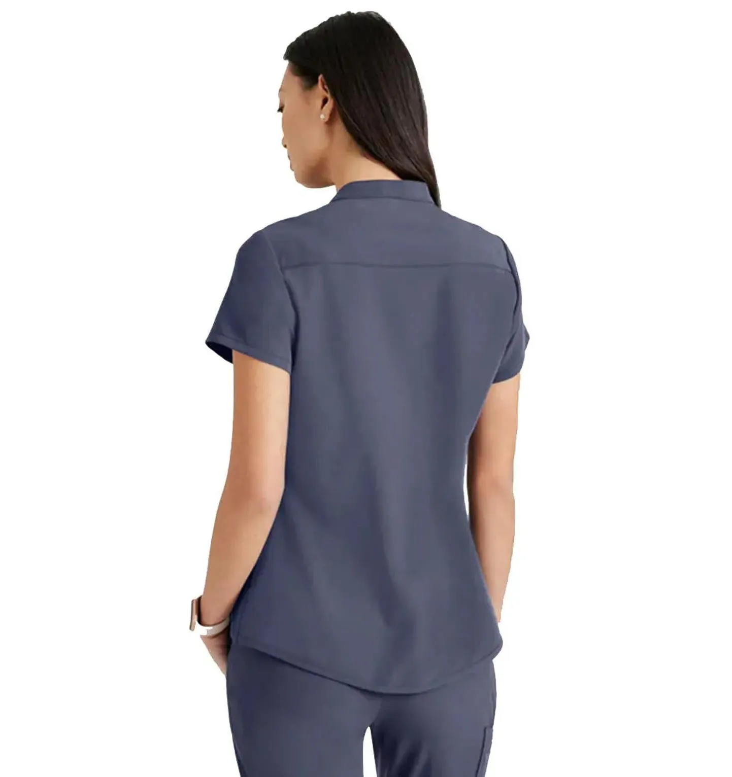 Barco Unify™ by Barco Mission 1-Pocket Henley Neck Scrub Top