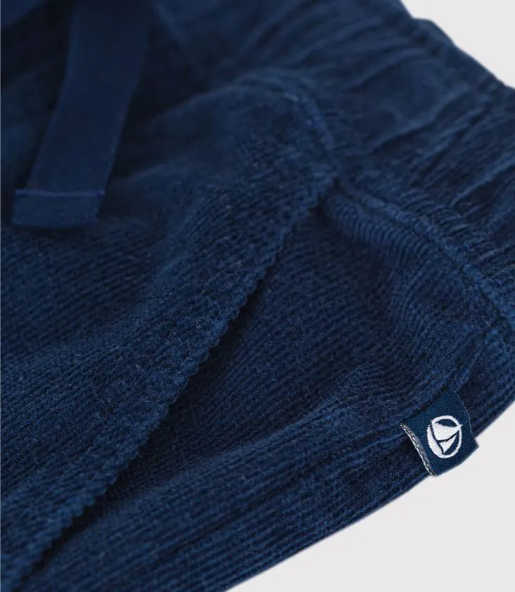 Boy Navy Stright-Fit Corduroy Pants