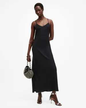 Bryony V-Neck Maxi Slip Dress