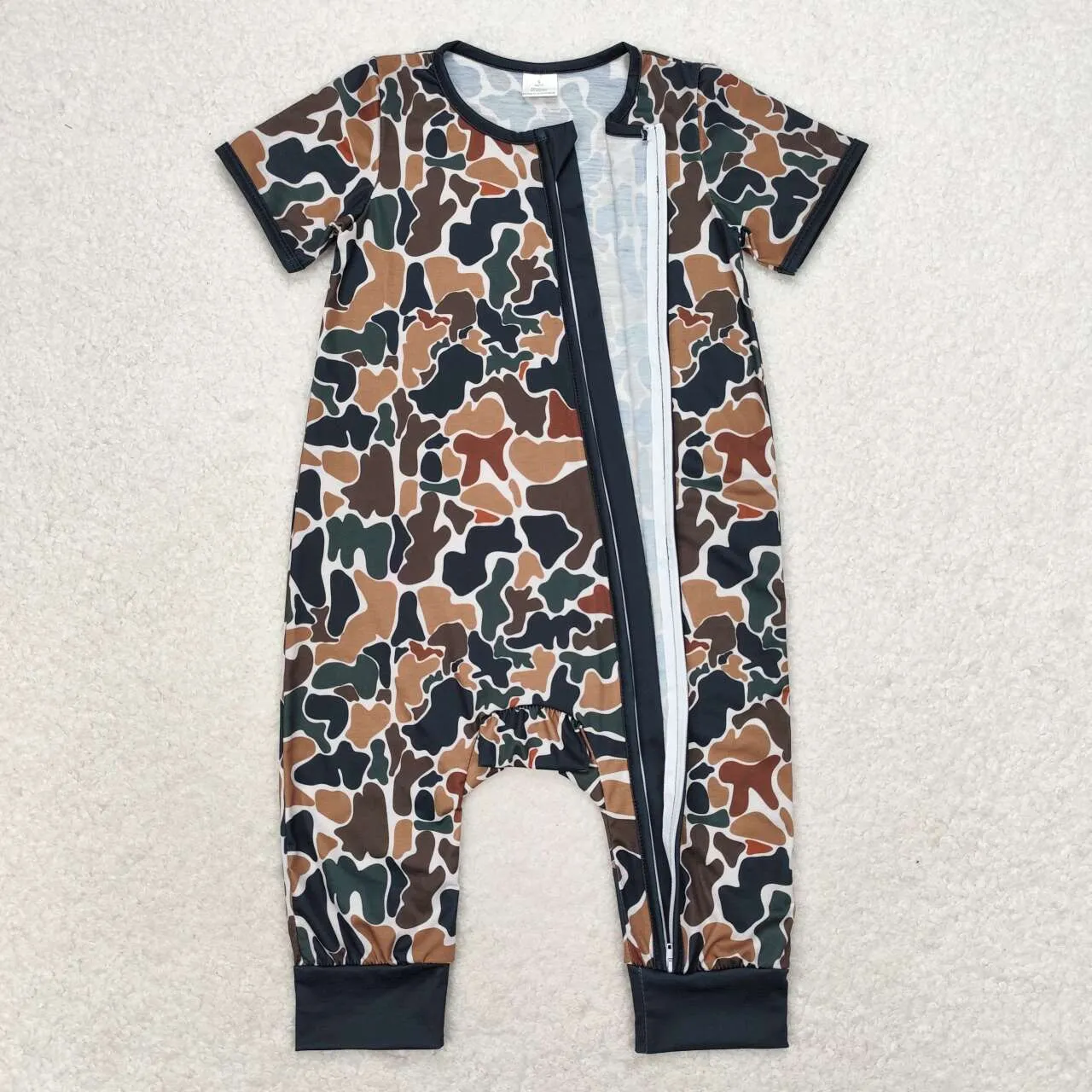camo  Bamboo Sibling SR1899 girl romper 202407 RTS