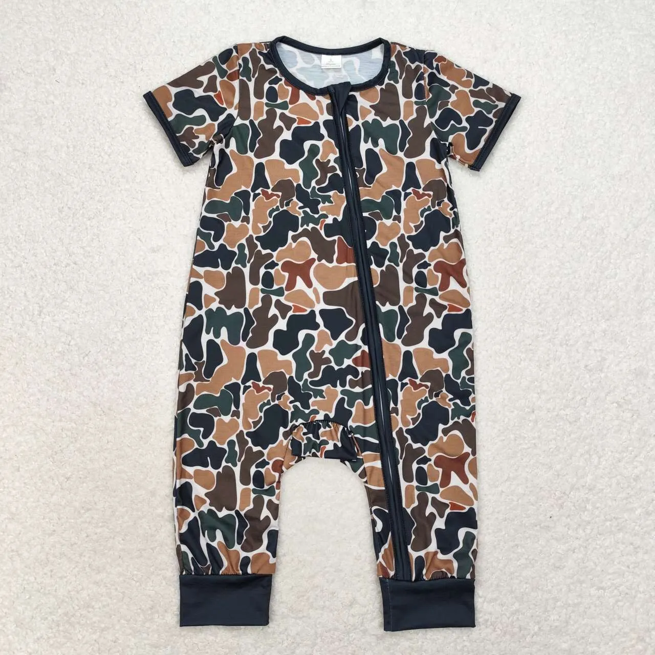 camo  Bamboo Sibling SR1899 girl romper 202407 RTS