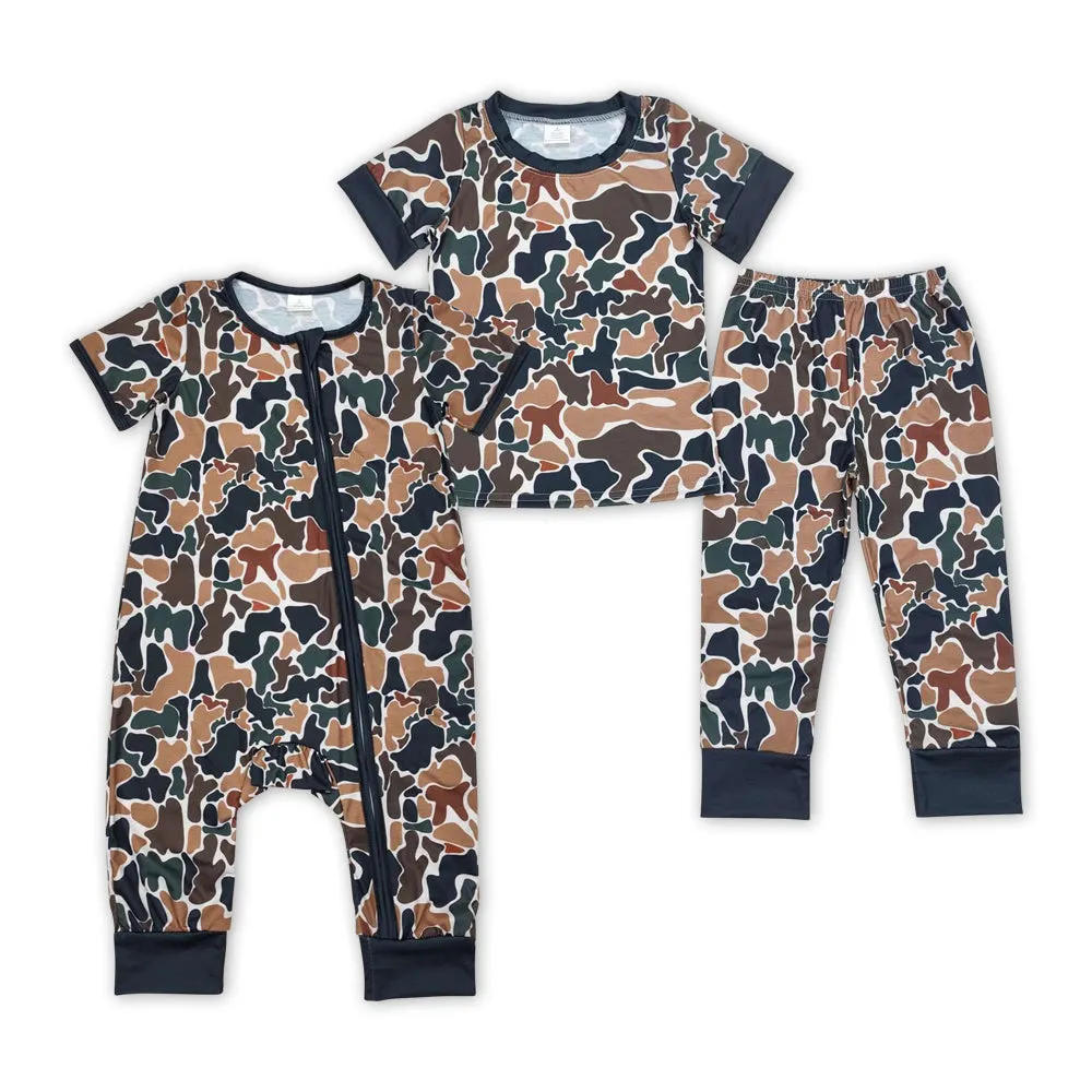 camo  Bamboo Sibling SR1899 girl romper 202407 RTS
