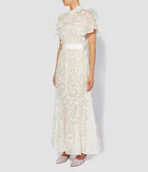 Celestina Dress 3D Cutwork Organza
