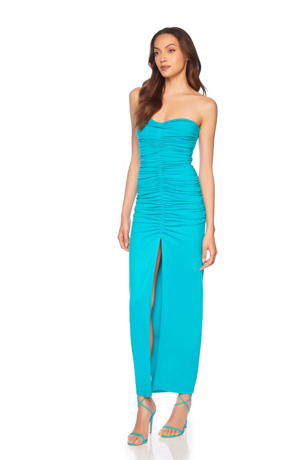 center gathered dress