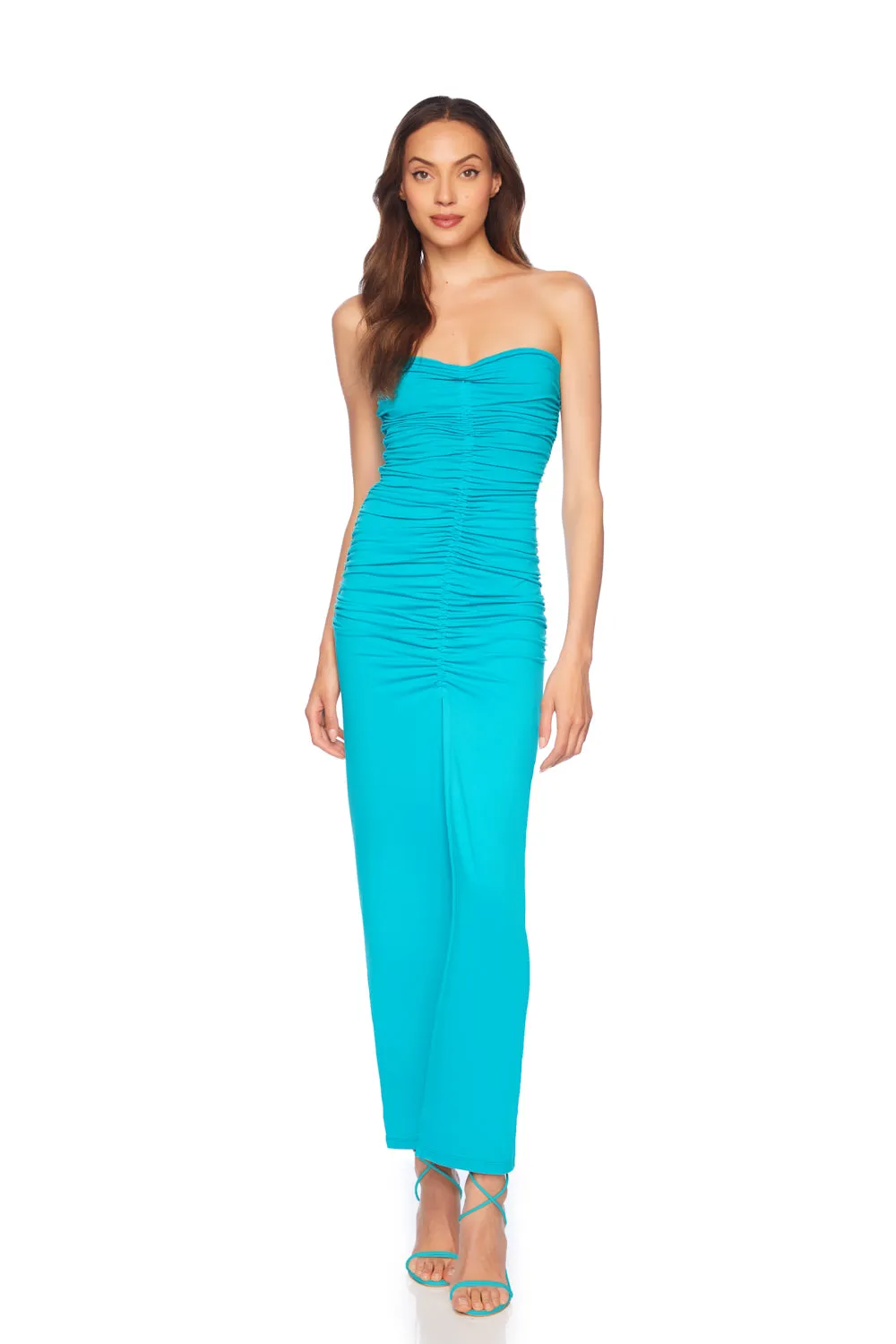 center gathered dress