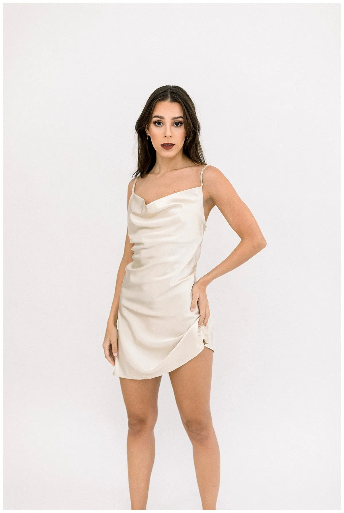 Champagne Satin Slip