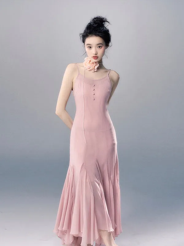 Chiffon Slip Short ＆ Long Dress