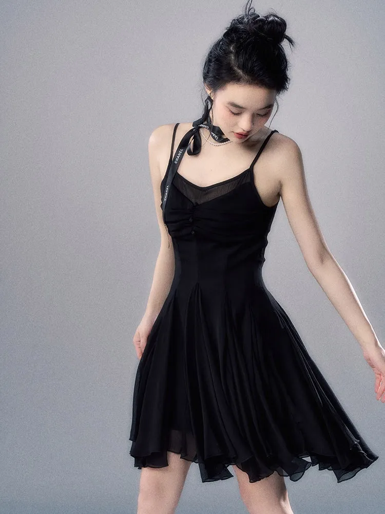 Chiffon Slip Short ＆ Long Dress
