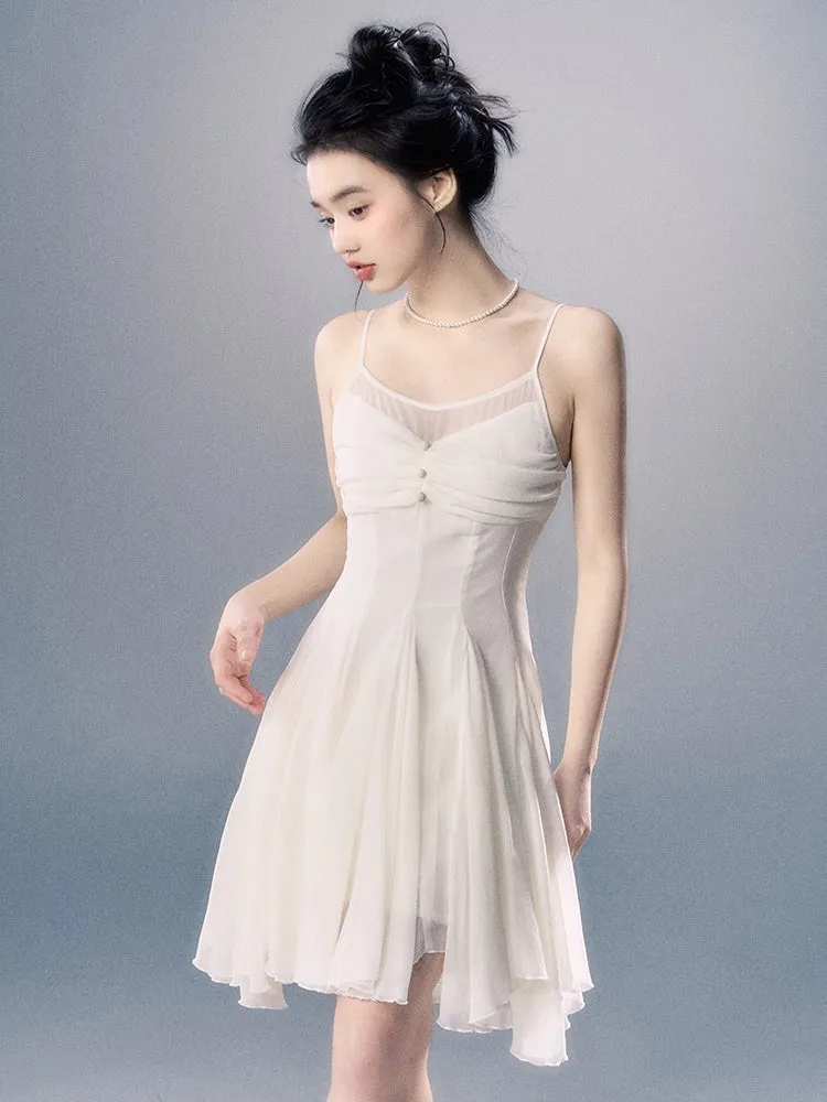 Chiffon Slip Short ＆ Long Dress
