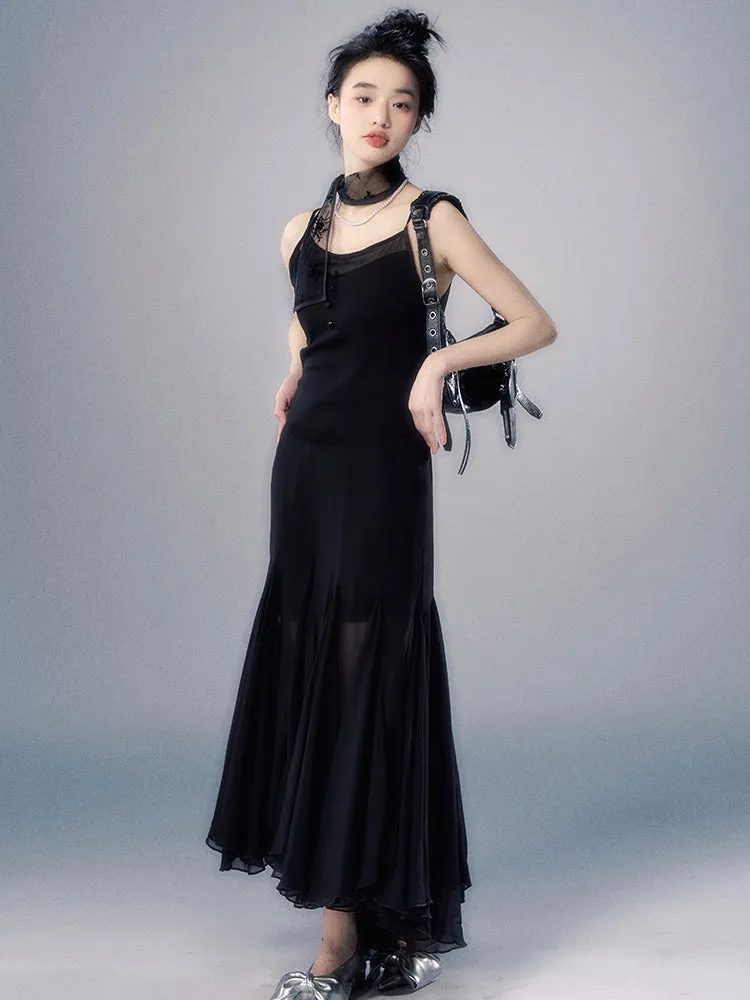 Chiffon Slip Short ＆ Long Dress