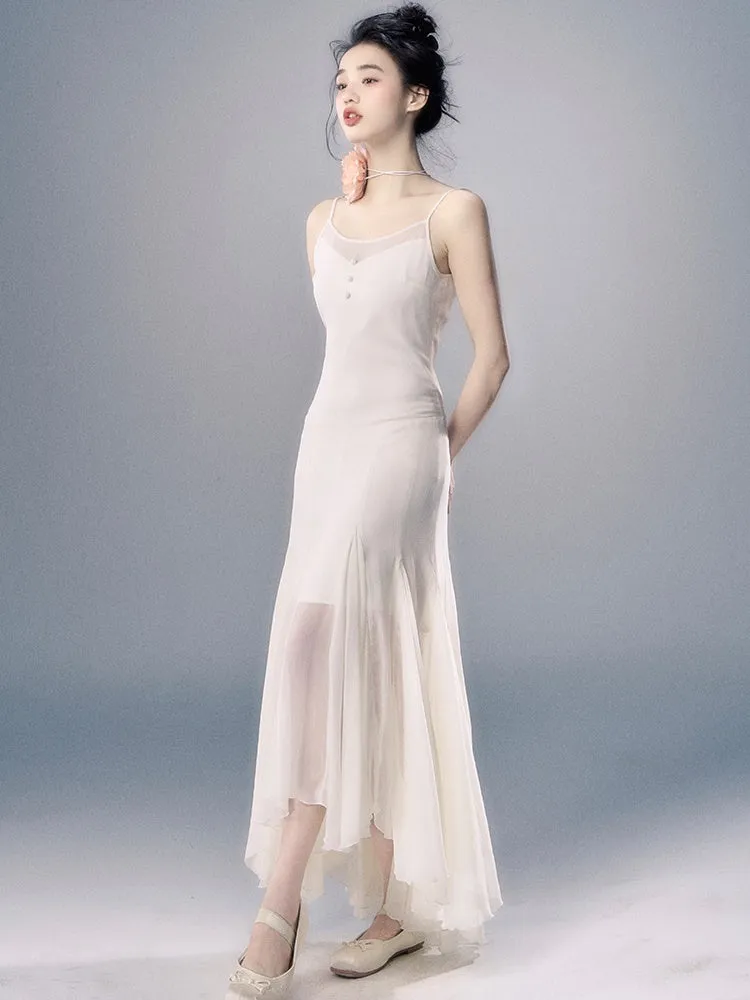 Chiffon Slip Short ＆ Long Dress