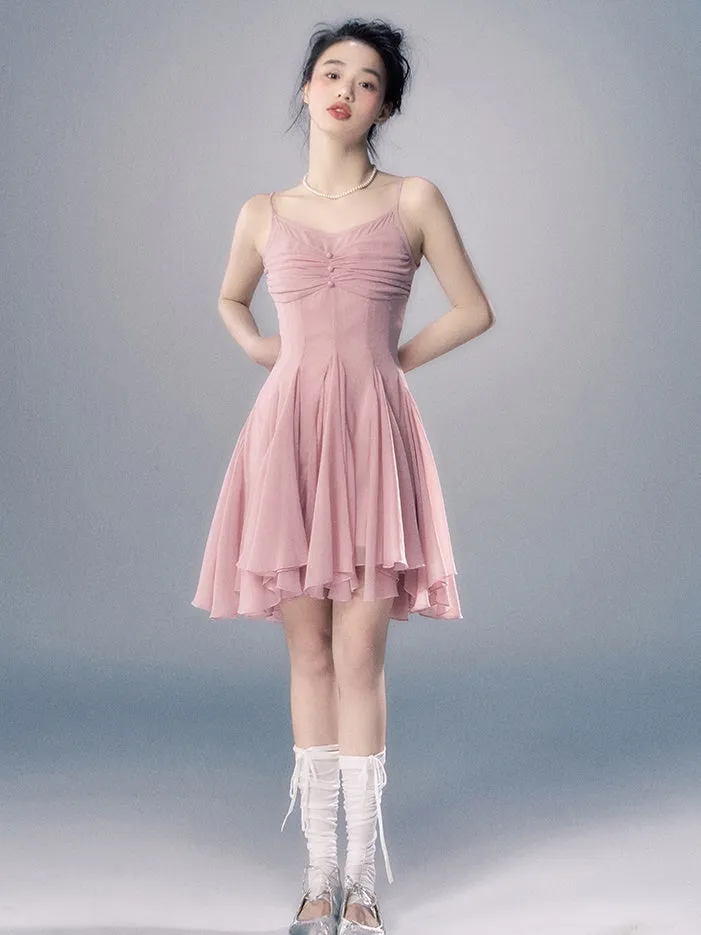 Chiffon Slip Short ＆ Long Dress