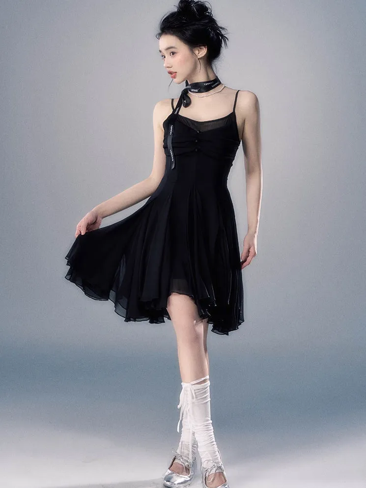 Chiffon Slip Short ＆ Long Dress