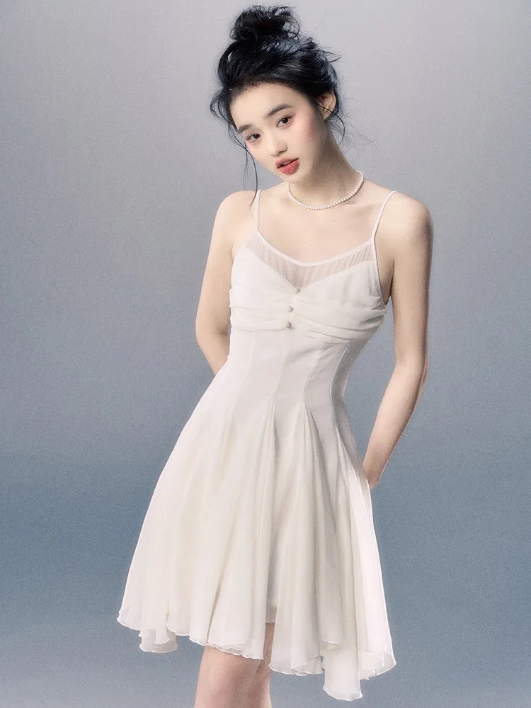 Chiffon Slip Short ＆ Long Dress