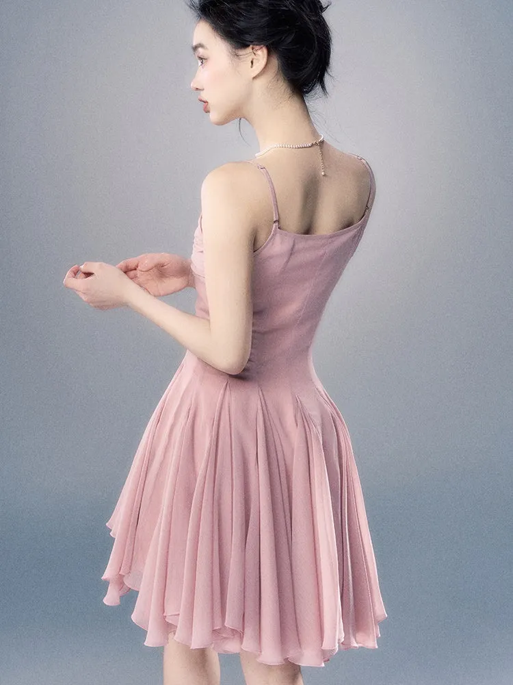 Chiffon Slip Short ＆ Long Dress