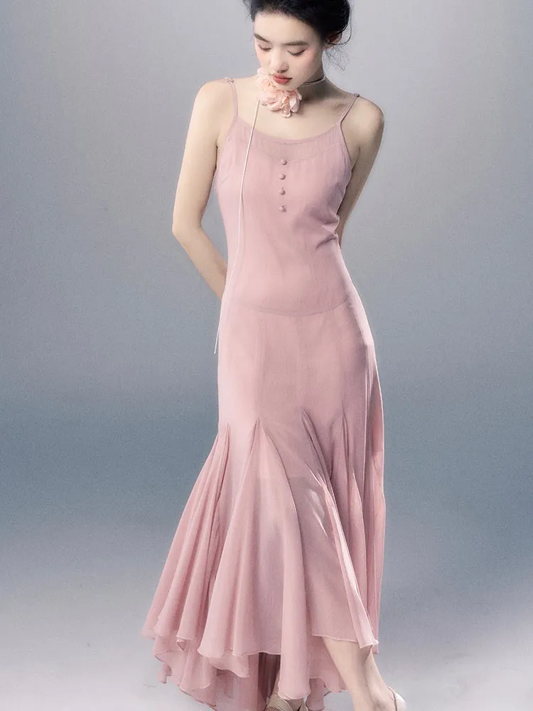 Chiffon Slip Short ＆ Long Dress
