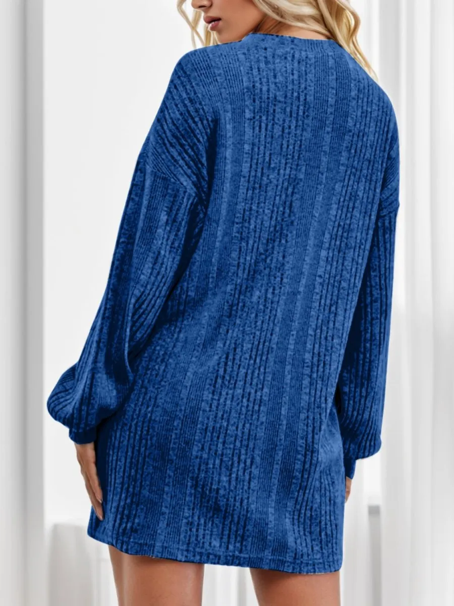 Chilly Comfort Mini Sweater Dress