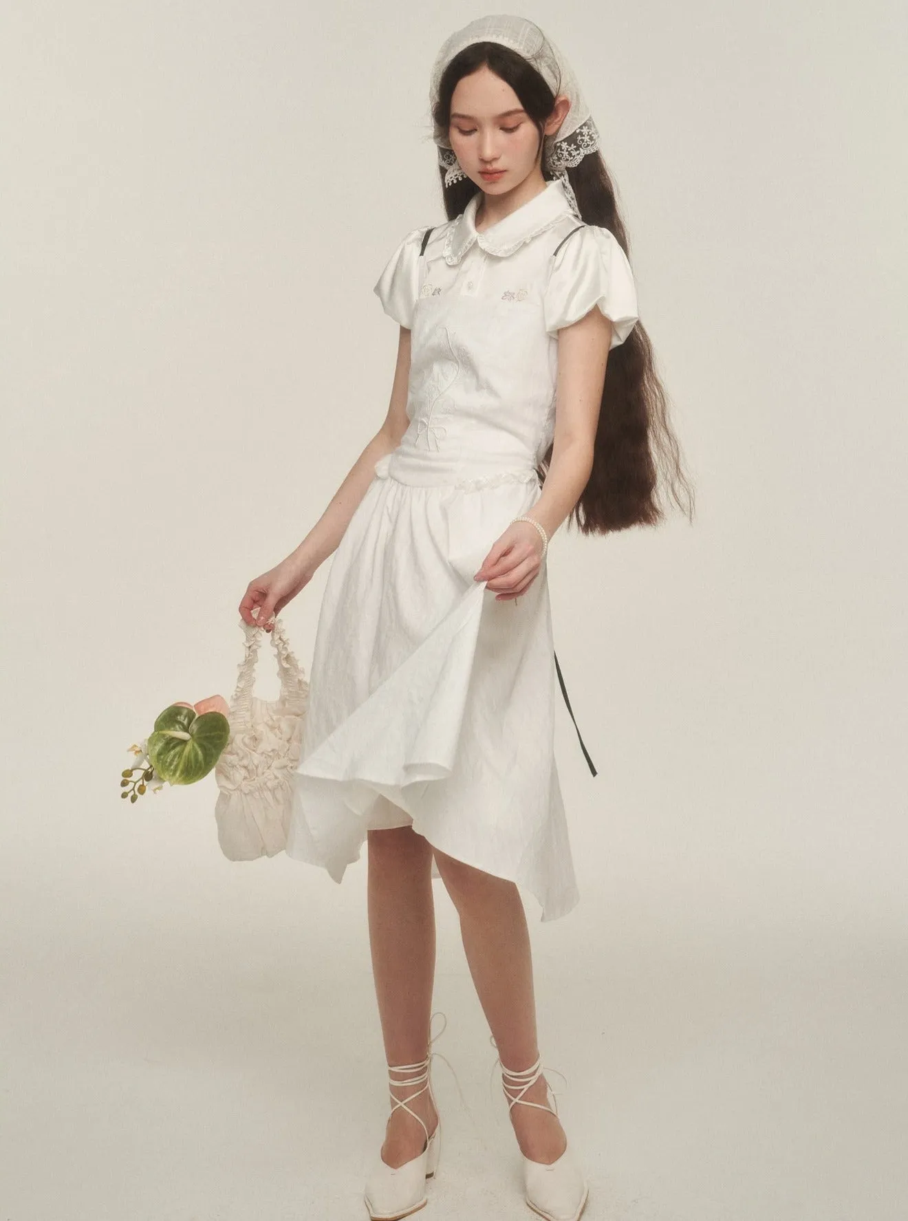 Chime Embroidered Slip Dress
