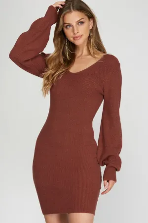 Cinnamon Knit Dress