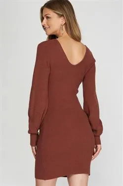 Cinnamon Knit Dress