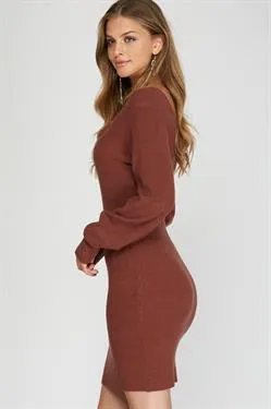 Cinnamon Knit Dress