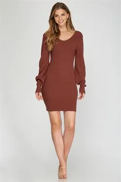 Cinnamon Knit Dress