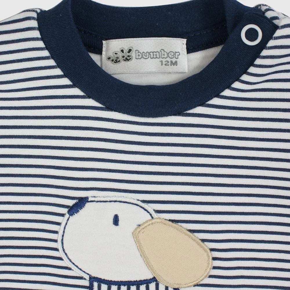 Cold Puppy Short-Sleeved Romper