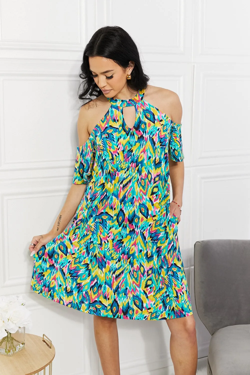 Cold-Shoulder Dress