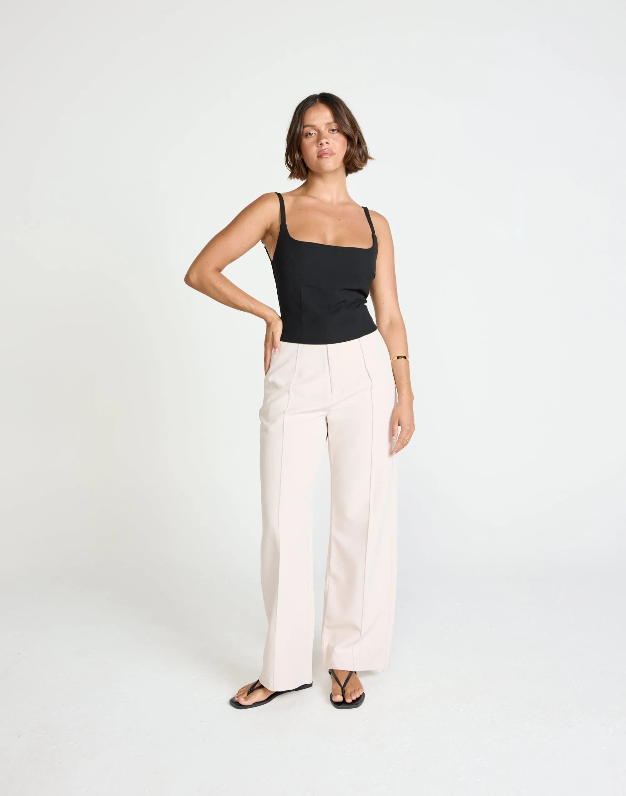 Colden Pants (Oat) - Petite