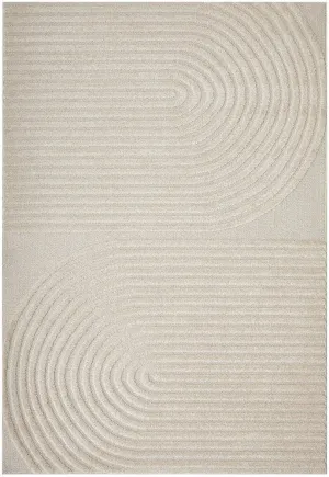 CONTEMPORARY PLAIN & TEXTURED ABBEY BEIGE RUG