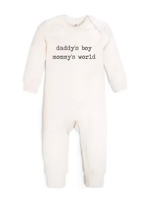 Daddy's Boy Mommy's World | Organic Romper